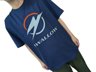 SWALLOWロゴ入りハイクオリティTシャツ