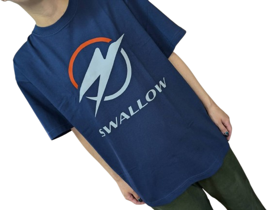 SWALLOWロゴ入りハイクオリティTシャツ