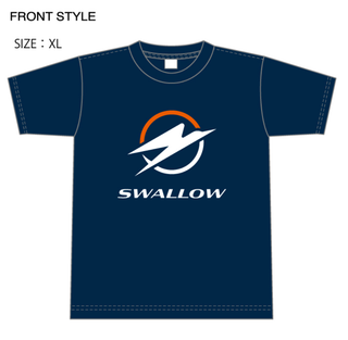 SWALLOWロゴ入りハイクオリティTシャツ