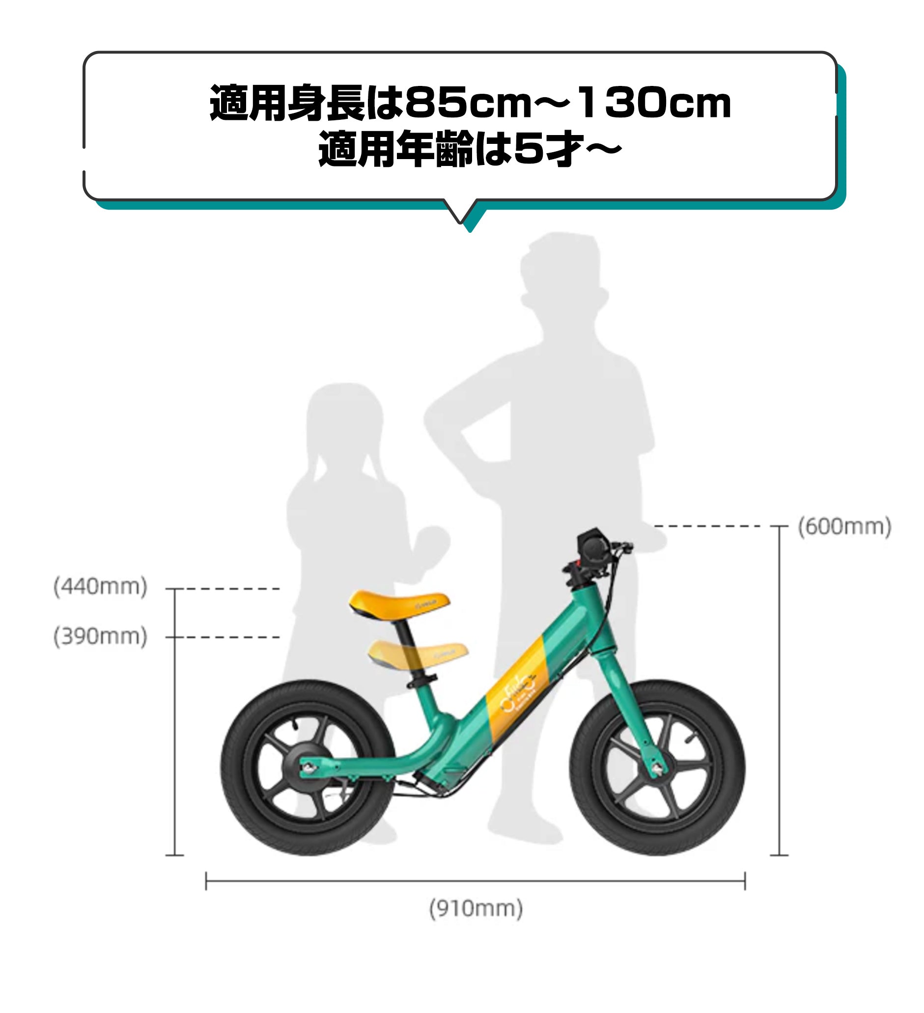 Fiido kidz お子様向け3WAY電動モビリティ