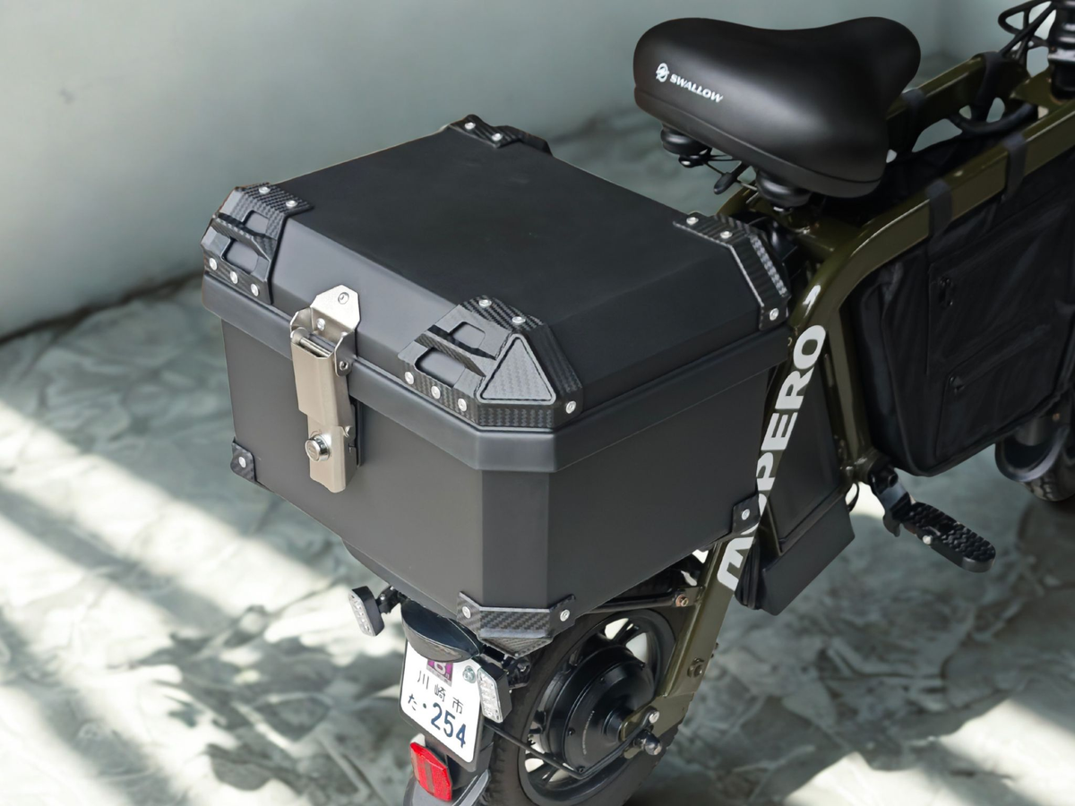 MOPERO mini cargo 対応 リアトランク 36L 大容量 鍵付き 防水 工具付き